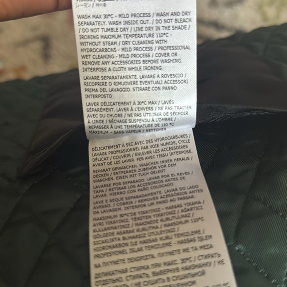 MAISON MARGIELA Reversible Padded Tech Zip Jacke Black size Men 50 W 46 - Picture 13 of 13